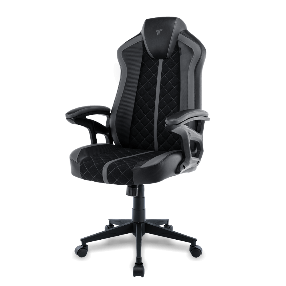 เก้าอี้เกมมิ่ง TTRacingDuo V4 หนัง PU สีเทา